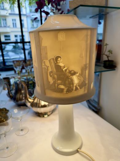 Hutschenreuther Lithophanie Tischlampe Bild 2