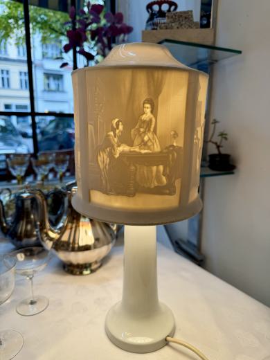 Hutschenreuther Lithophanie Tischlampe